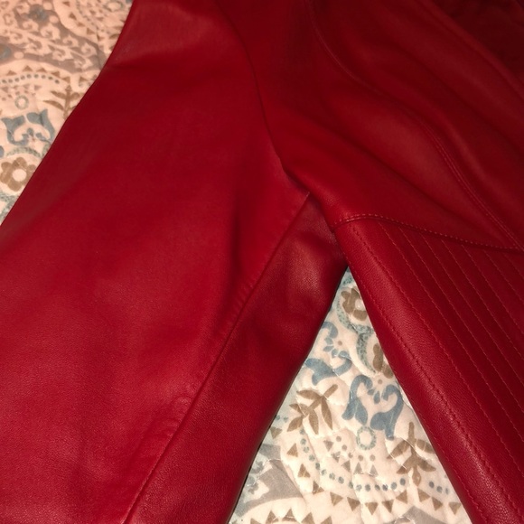 Venus Williams Red Leather jacket - Picture 6 of 7